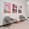 Wexel Art Double Panel Clear Acrylic Floating Wall Frame with Silver Hardware